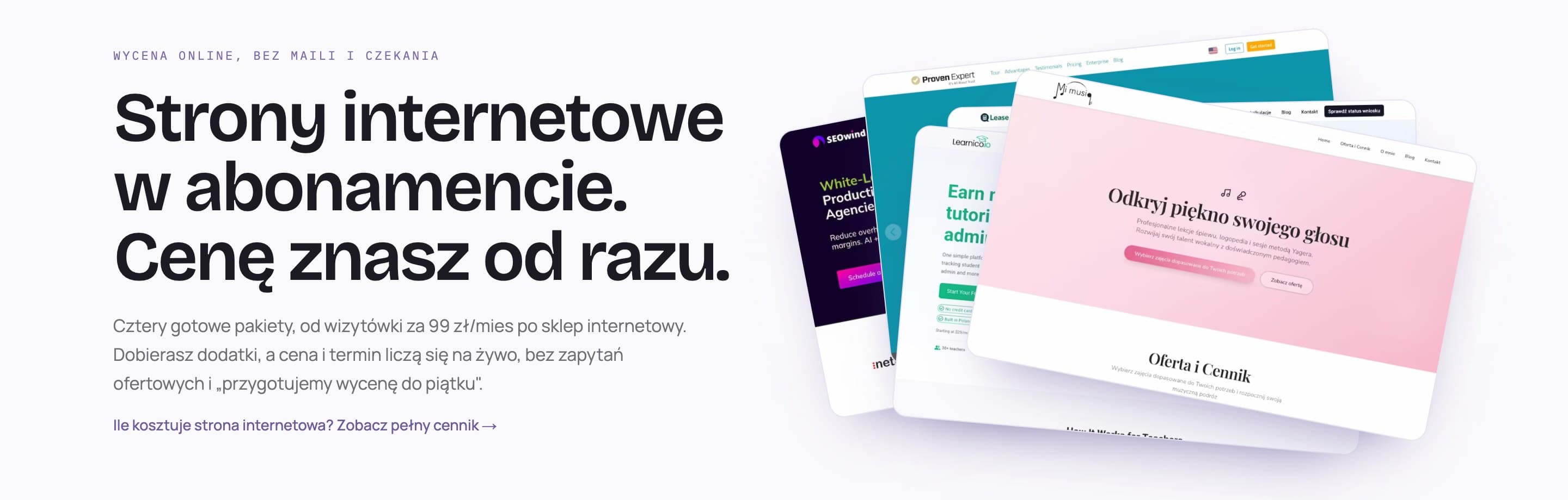 Wix, agencja czy strona w abonamencie? Co naprawdę dostajesz